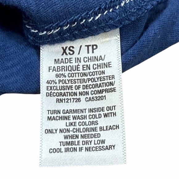 10/$25🦋 Aeropostale Blue & White VARSITY TEAM Graphic Tee - Size XS - Picture 10 of 16